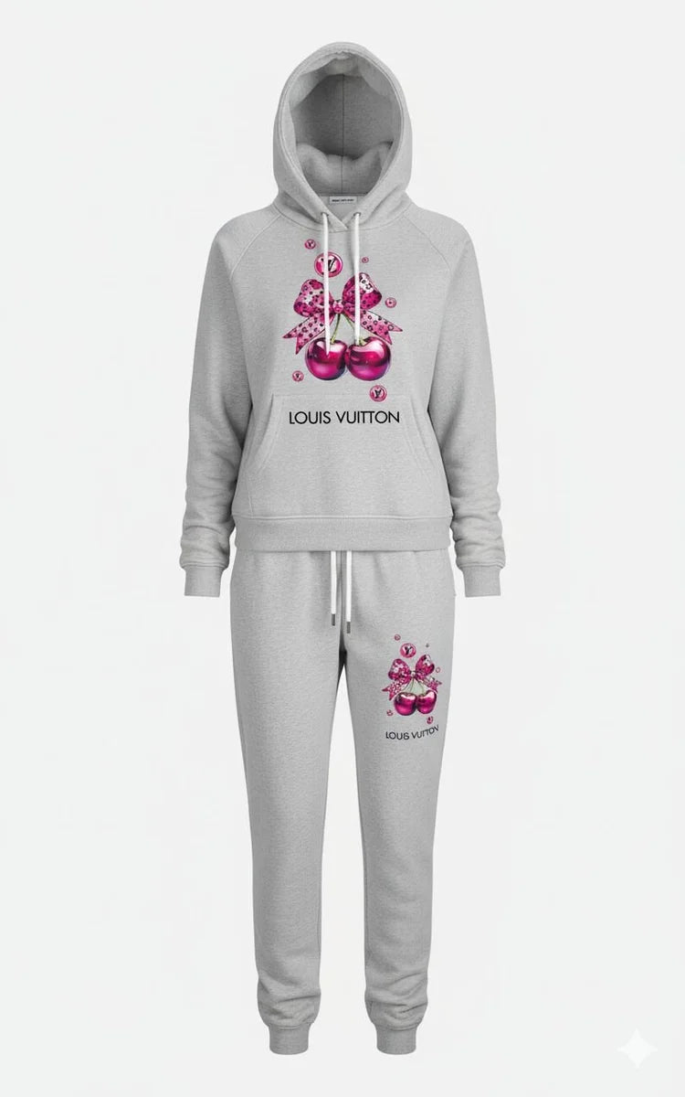 Chic Cherry & Bow Heat Transfer